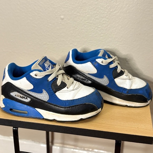 Nike Air Max Kids Sneakers - Blue, White, Black - Picture 6 of 16